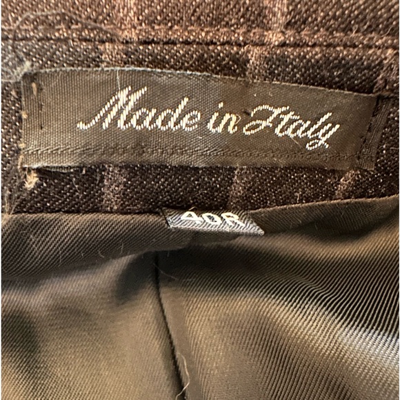 414. Men’s Theory Vintage Wool Charcoal Pinstripe Suit Jacket - Picture 5 of 10